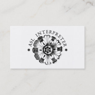 Amerikaans Visitekaartje voor gebarentaal