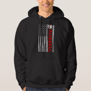 Amerikaans Vlag Baseball Team Hoodie