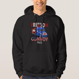 Amerikaans Vlag Canada Vlaggenvrijheidskonvooi 202 Hoodie