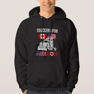 Amerikaans Vlag Canada Vlaggenvrijheidskonvooi 202 Hoodie