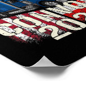 Amerikaans Vlag Canada Vlaggenvrijheidskonvooi 202 Poster (Hoek)