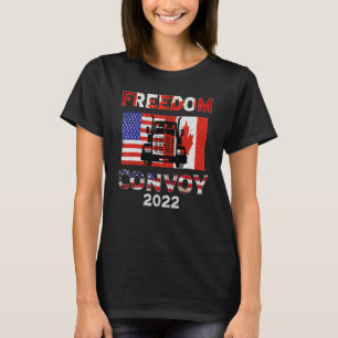 Amerikaans Vlag Canada Vlaggenvrijheidskonvooi 202 T-shirt