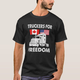 Amerikaans Vlag Canada Vlaggenvrijheidskonvooi 202 T-shirt