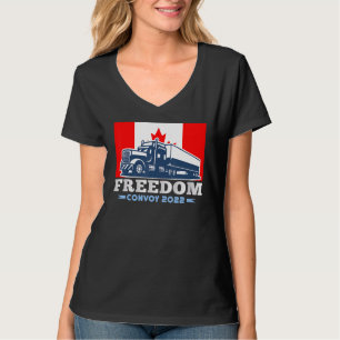 Amerikaans Vlag Canada Vlaggenvrijheidskonvooi 202 T-shirt