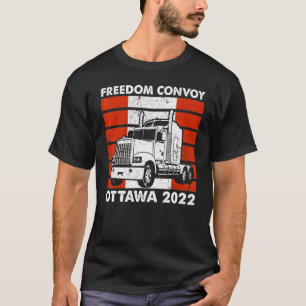 Amerikaans Vlag Canada Vlaggenvrijheidskonvooi 202 T-shirt