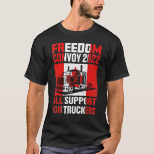Amerikaans Vlag Canada Vlaggenvrijheidskonvooi 202 T-shirt