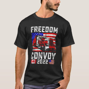 Amerikaans Vlag Canada Vlaggenvrijheidskonvooi 202 T-shirt