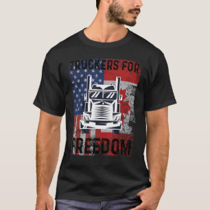 Amerikaans Vlag Canada Vlaggenvrijheidskonvooi 202 T-shirt
