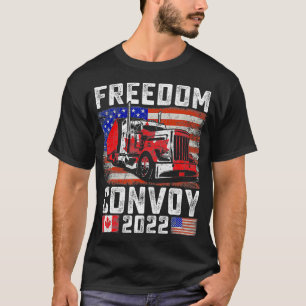 Amerikaans Vlag Canada Vlaggenvrijheidskonvooi 202 T-shirt