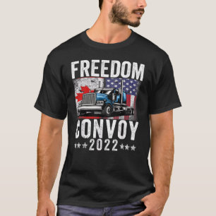 Amerikaans Vlag Canada Vlaggenvrijheidskonvooi 202 T-shirt