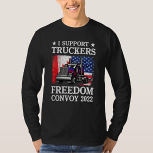 Amerikaans Vlag Canada Vlaggenvrijheidskonvooi 202 T-shirt