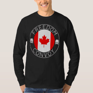 Amerikaans Vlag Canada Vlaggenvrijheidskonvooi 202 T-shirt