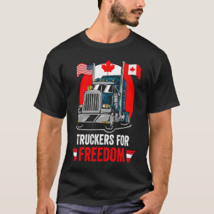 Amerikaans Vlag Canada Vlaggenvrijheidskonvooi 202 T-shirt