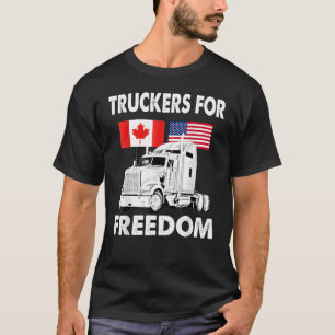 Amerikaans Vlag Canada Vlaggenvrijheidskonvooi 202 T-shirt