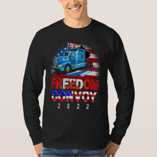Amerikaans Vlag Canada Vlaggenvrijheidskonvooi 202 T-shirt