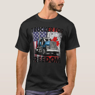 Amerikaans Vlag Canada Vlaggenvrijheidskonvooi 202 T-shirt