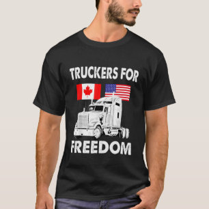 Amerikaans Vlag Canada Vlaggenvrijheidskonvooi 202 T-shirt