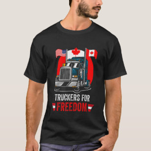 Amerikaans Vlag Canada Vlaggenvrijheidskonvooi 202 T-shirt
