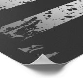 Amerikaans vlag II-Poster Poster (Hoek)