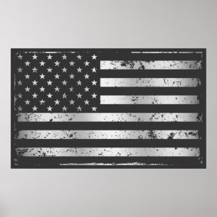 Amerikaans vlag II-Poster Poster