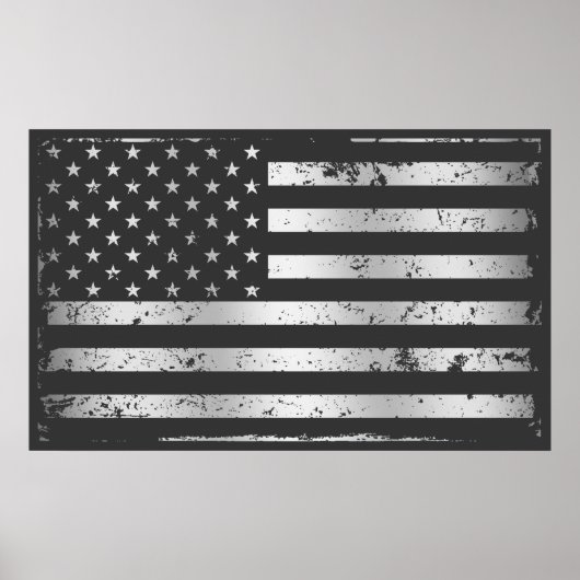 Amerikaans vlag II-Poster Poster (Voorkant)