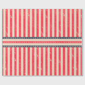  Amerikaans Vlag Inpakpapier – USA (Vlak)