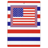 Amerikaans Vlag Klembord (Achterkant)