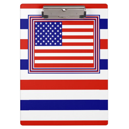 Amerikaans Vlag Klembord (Voorkant)