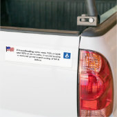 Amerikaans-vlag-muur-art, 6a01310f8b6a1e970c01348. bumpersticker (Op Truck)