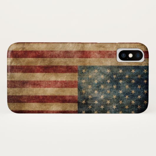  Amerikaans Vlag OtterBox iPhone X HOESJE (Achterkant (horizontaal))