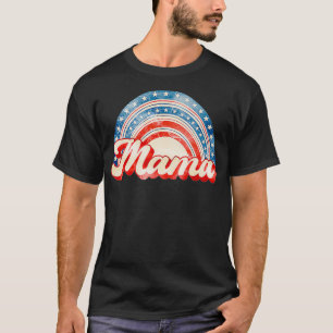 Amerikaans Vlag Patriottisch Vierde Amerikaanse Ma T-shirt