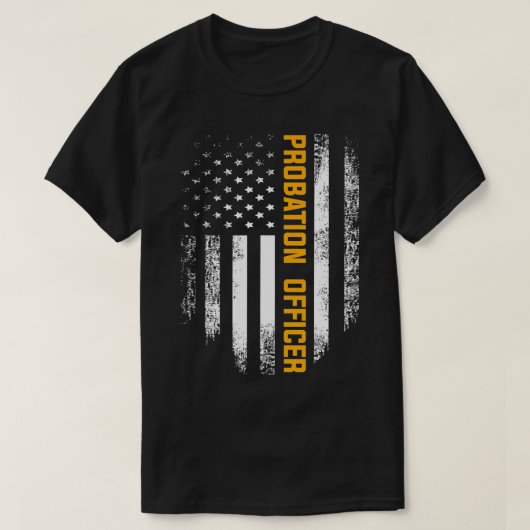 Amerikaans Vlag reclasseringsambtenaar Cadeau T-shirt (Design voorkant)