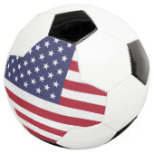 Amerikaans Vlag Soccer Voetbal (Drie kwart)