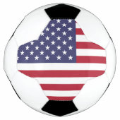 Amerikaans Vlag Soccer Voetbal (Voorkant)