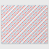 Amerikaans-vlag-sterren-achtergrond Cadeaupapier (Vlak)
