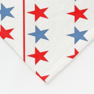 Amerikaans-vlag-sterren-achtergrond Fleece Deken