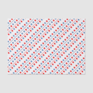 Amerikaans-vlag-sterren-achtergrond Tissuepapier