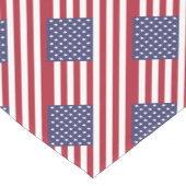 Amerikaans vlag tafellaken korte tafelloper (Hoek)