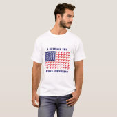 Amerikaans-vlag-van-Pistool-Pistol-2de-Wijziging T-shirt (Voorkant volledig)