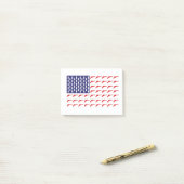Amerikaans-vlag-van-Revolver-Pistolen Post-it® Notes (Op bureau)