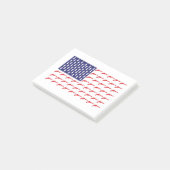 Amerikaans-vlag-van-Revolver-Pistolen Post-it® Notes (Schuin)