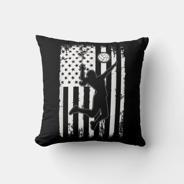  Amerikaans Vlag Volleybalteam S Kussen (Voorkant)