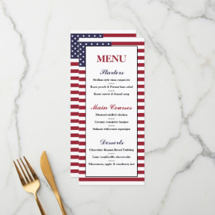 Amerikaans Vlag Weddenschap Menu