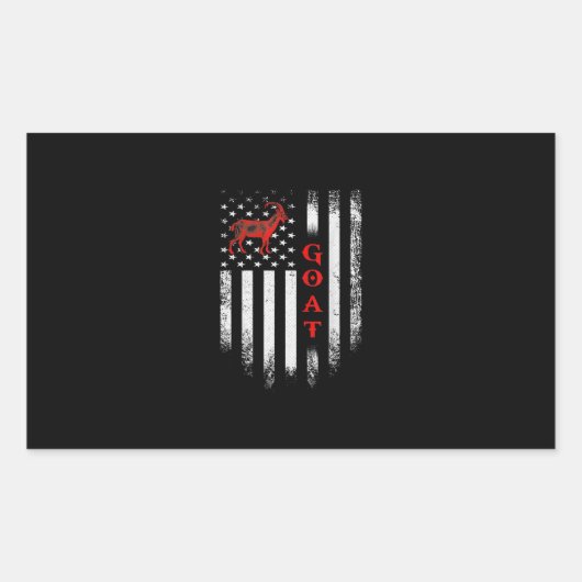  Amerikaans vlaggegegevogelte Rechthoekige Sticker (Voorkant)