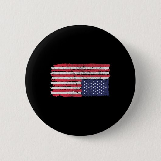Amerikaans vlaggen-hoogtepunt Verenigde Staten U Ronde Button 5,7 Cm (Voorkant)