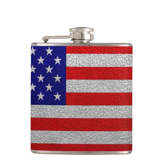 Amerikaans vlaggenblad heupfles (Voorkant)