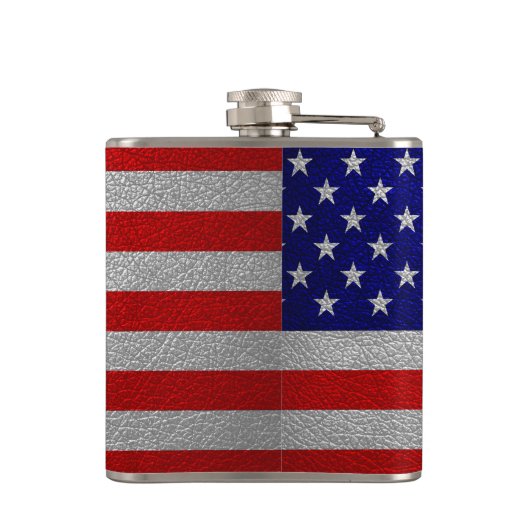 Amerikaans vlaggenblad heupfles (Achterkant)