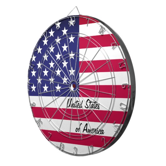 Amerikaans vlaggenbord, Verenigde Staten van Ameri Dartbord (Voorkant Rechts)