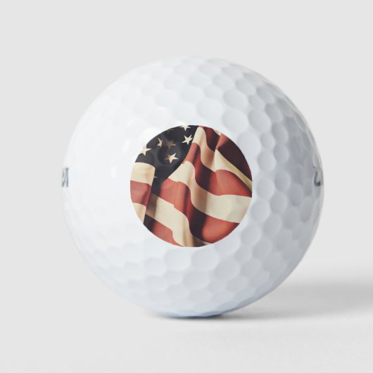 Amerikaans vlaggenfilter golfballen (Voorkant)