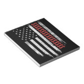 Amerikaans vlaggenmodelspoor notitieblok (Schuin)